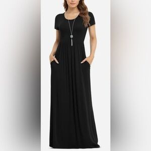 Elegant Black Maxi Dress | Like New Condition | M